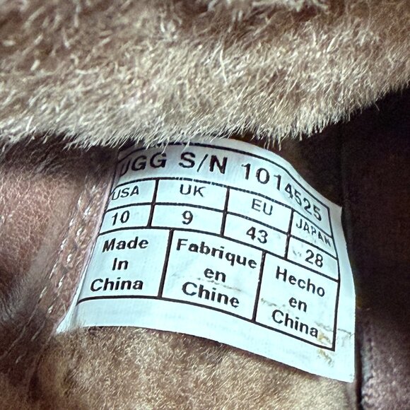 Uggs Brompton Mens Chukka Ankle Boot Shearling Fur Lined 10 - Picture 9 of 9